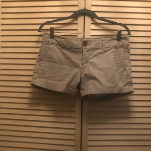 Light blue and white shorts